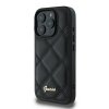Guess GUHCP16LPSQSQSK iPhone 16 Pro6.3 czarny/black hardcase Quilted Metal Logo